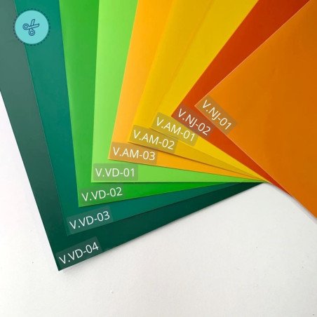 VINIL LISO VERDE 01   12"X12"