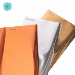 VINIL TEXTIL COBRE ESPEJO 12"X 20"