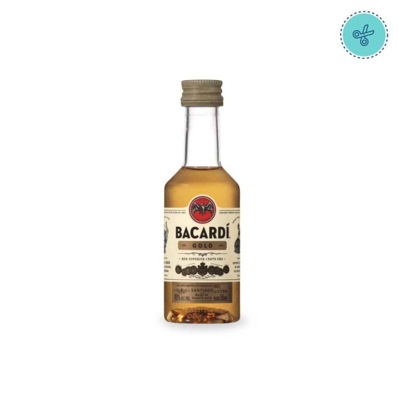 BACARDI GOLD 50ML RON