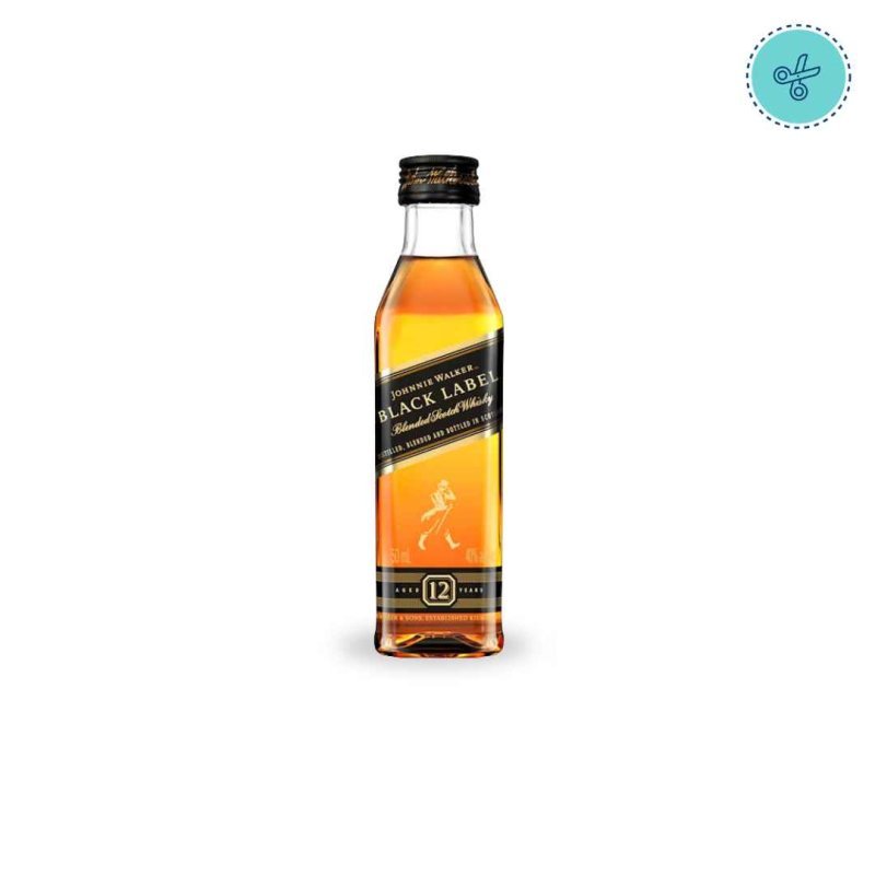 JOHNNIE WALKER BLACK LABEL 50ML WHISKEY