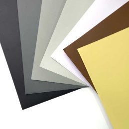 VINIL LISO NEGRO GLOSSY 12"X12"