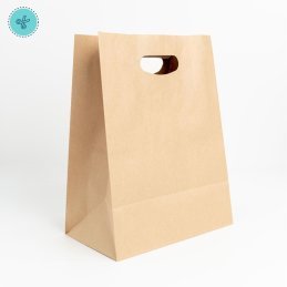 BOLSAS PAPEL ASA TROQ L 25X33X15CM (50UND)