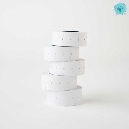 ETIQUETA 1 LÍNEA 5 ROLLOS X600PZA - 21x12MM