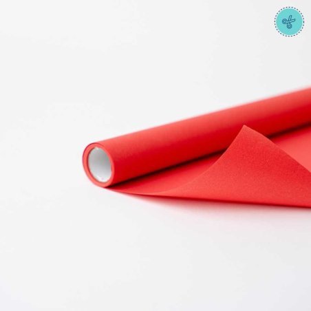 ROLLO PAPEL MANILA - ROJO 30" X 3M