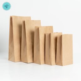 BOLSAS PAPEL DELI NO.5 KRAFT 14X28X9 cm (50und)