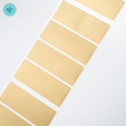 STICKER SEGUR. RECTANG. DORADO (RASPAITO), 100 UND, 2.5*1"