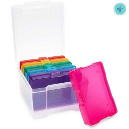 CAJA ORGANIZADORA 7 PIEZAS - Incluye 6 Cajitas de Colores