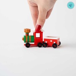 MINI BLOQUES NAVIDAD TREN 177PCS LEGO