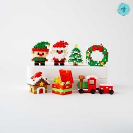 MINI BLOQUES NAVIDAD GUIRNALDA 177PCS LEGO