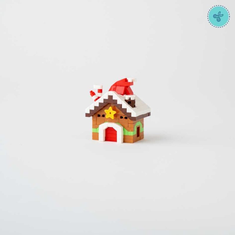 MINI BLOQUES NAVIDAD CASITA 189PCS LEGO