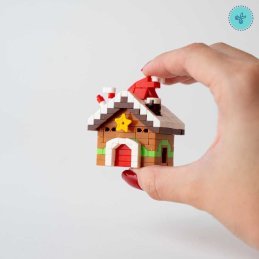 MINI BLOQUES NAVIDAD CASITA 189PCS LEGO