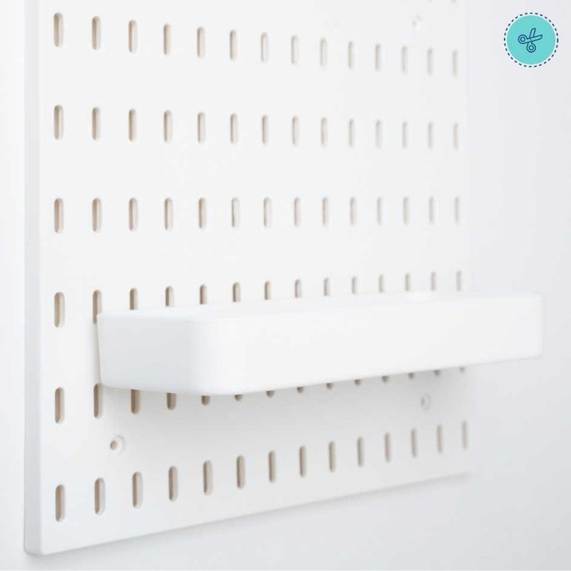 BANDEJA BLANCO PEGBOARD 21.5X9X3CM