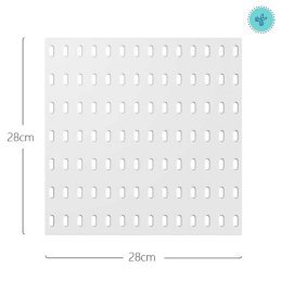 PEGBOARD BLANCO 28X28X1.2CM 
