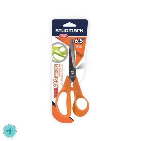 TIJERAS ABS 6.5" NARANJA (SC604) STUDMARK