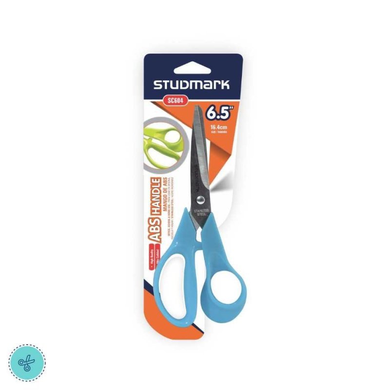 TIJERAS ABS 6.5" AZUL (SC604) STUDMARK
