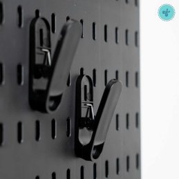 CLIPS NEGRO PEGBOARD X2UND