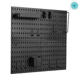 GANCHOS LARGOS NEGRO PEGBOARD X2UND
