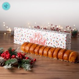 CAJA PARA PAN DE JAMON GRANDE 47x13x9 CM - PAQ 12 UNDS