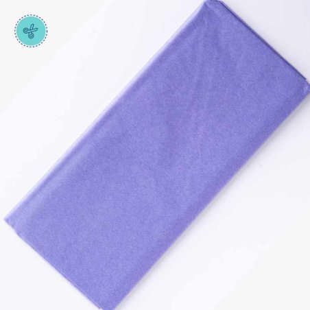 TISSUE LISO LILA, 10 pliegos, 20x26"