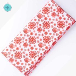 TISSUE COPOS ROJOS, 10 pliegos, 20x26"