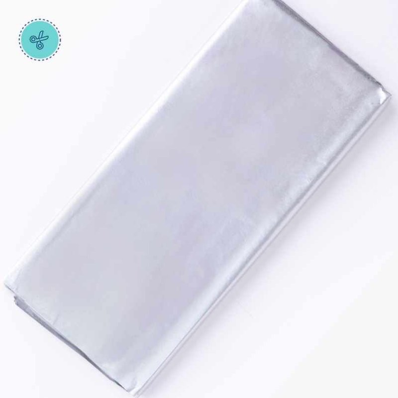 TISSUE PLATEADO, 10 pliegos, 20x26"