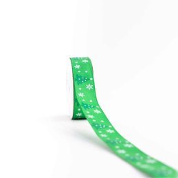CINTA NAVIDAD GRO 2CM VERDE ARBOL-COPOS 10yd NAV 318