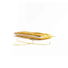 CORDON ELASTICO METAL DORADO 1mm 36yd