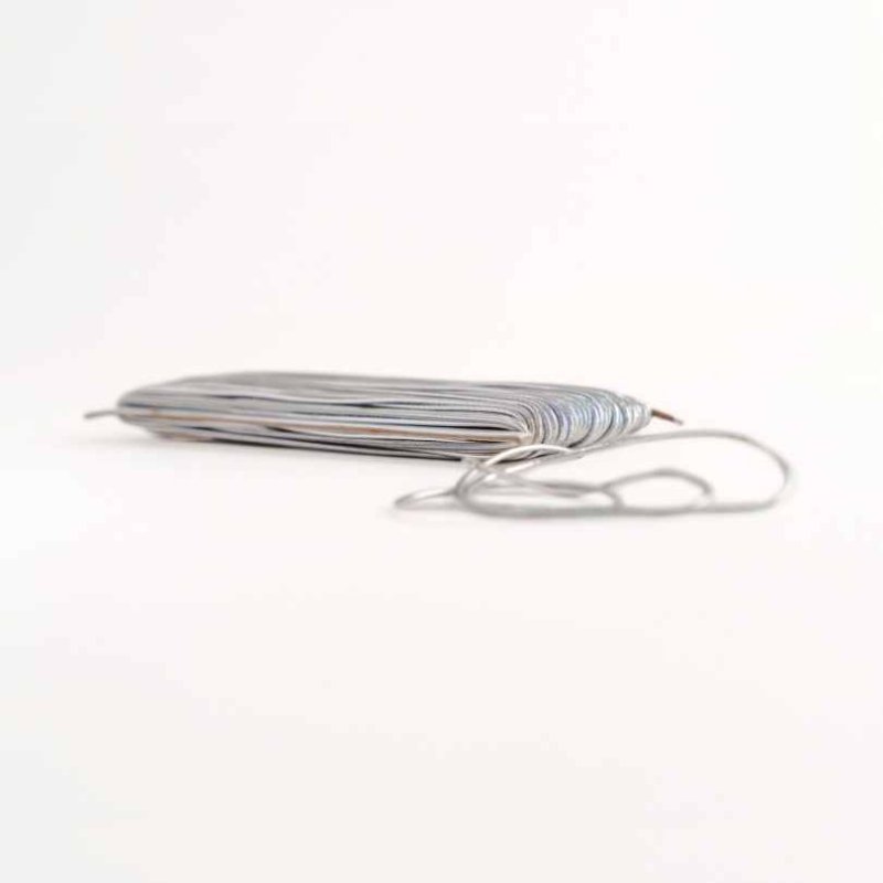 CORDON ELASTICO METAL PLATEADO 1.5mm 36yd