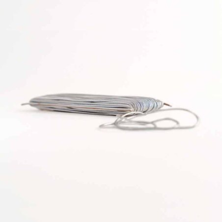 CORDON ELASTICO METAL PLATEADO 1.5mm 36yd