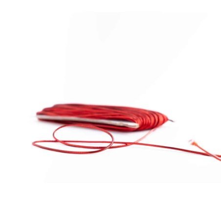 CORDON ELASTICO METAL ROJO 1.5mm 36 yd