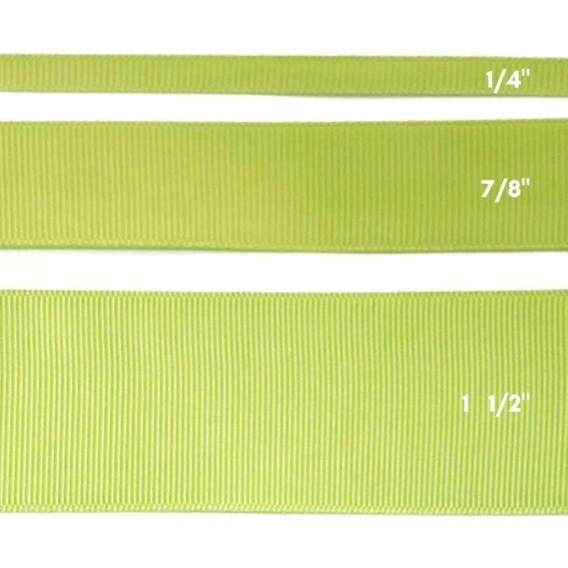 CINTA GRO 7/8" VERDE MANZANA 50yd