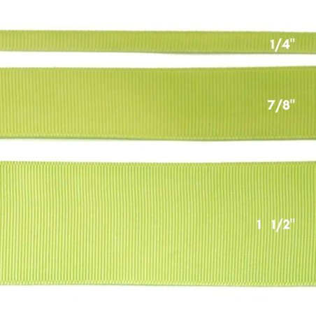 CINTA GRO 7/8" VERDE MANZANA 50yd