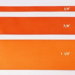 CINTA GRO 1/4" NARANJA CALABAZA 50yd