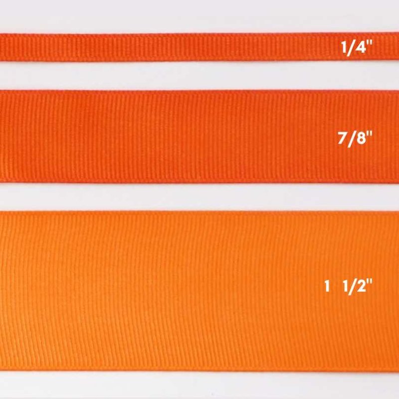 CINTA GRO 1/4" NARANJA CALABAZA 50yd