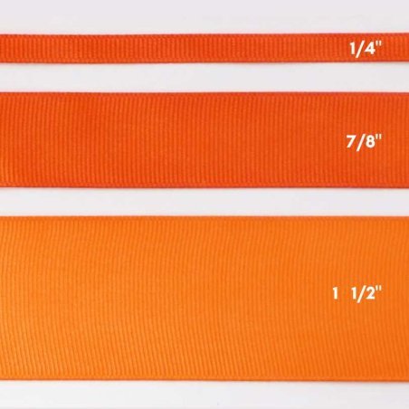 CINTA GRO 1/4" NARANJA CALABAZA 50yd