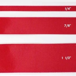 CINTA GRO 1/4" ROJO 50yd