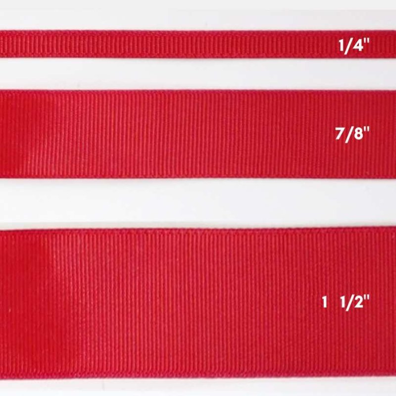 CINTA GRO 1/4" ROJO 50yd
