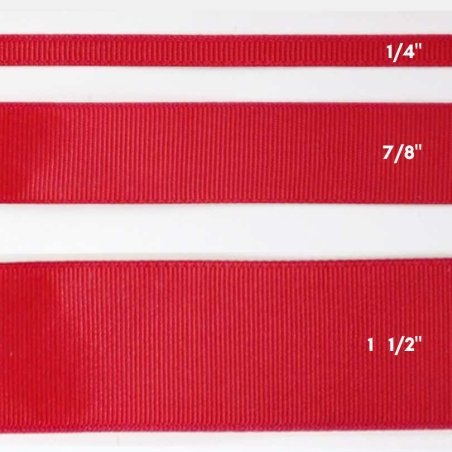 CINTA GRO 1/4" ROJO 50yd