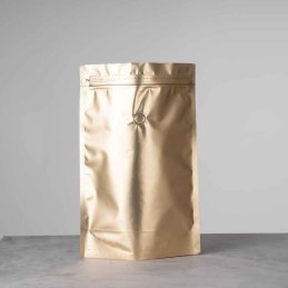 BOLSAS DE CAFE STAND UP 1kg DORADAS (50und)