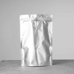 BOLSAS DE CAFE STAND UP 1kg PLATEADAS (50und)