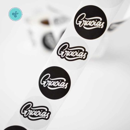 STICKERS GRACIAS URBANO, CR-4-GR002, 500 UND, 1.5"