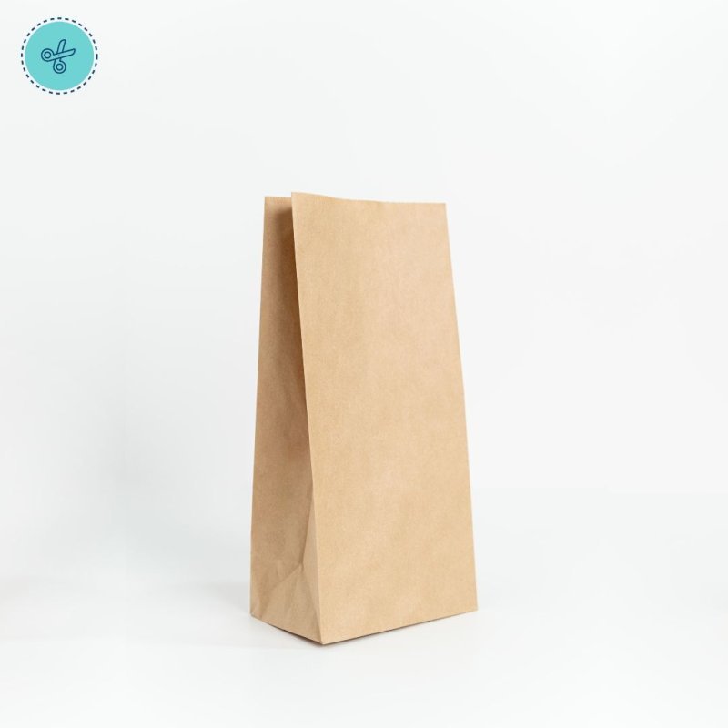 BOLSAS PAPEL DELI NO.8 KRAFT 15X32X10 cm (50 und)