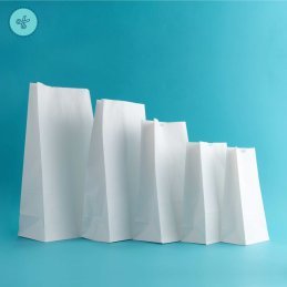 BOLSAS PAPEL DELI NO.3 BLANCO 12X23X7 cm (50und)