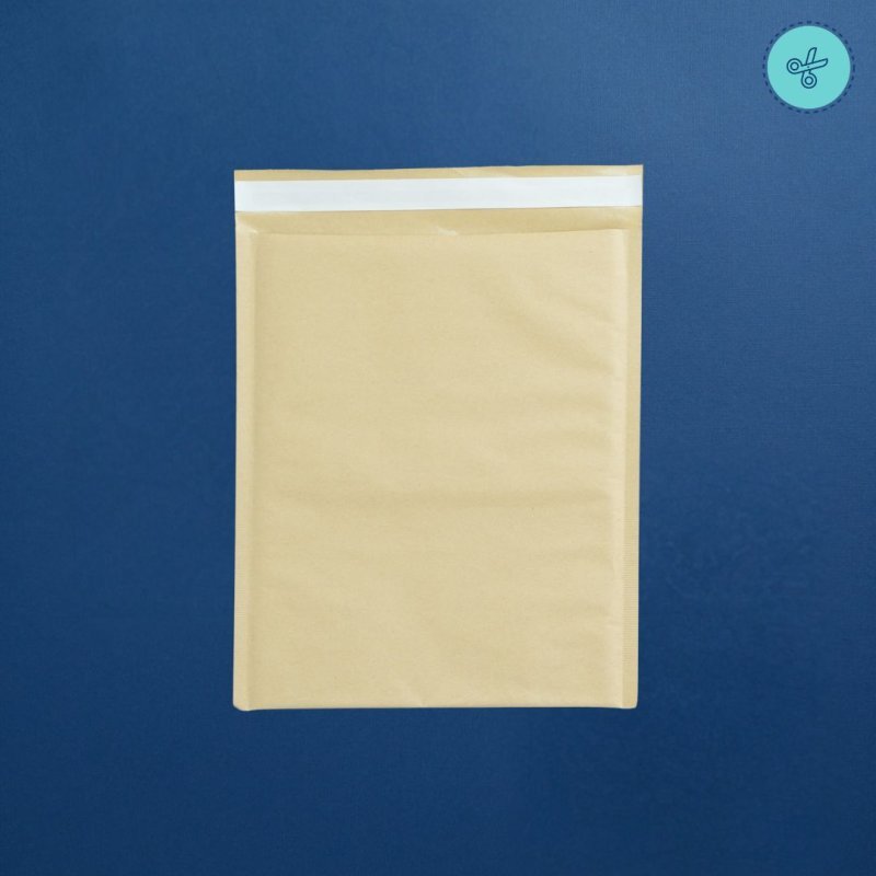 BUBBLE BAG L KRAFT 25X30 cm - 9.8X11.8" (50UND)