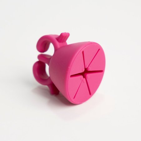 ANILLO DE SILICON FUCSIA