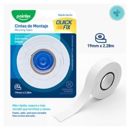 TAPE DOBLE CONTACTO FOAM 19mm x 2.28m, POINTER