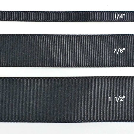 CINTA GRO 1 1/2" NEGRO 25yd