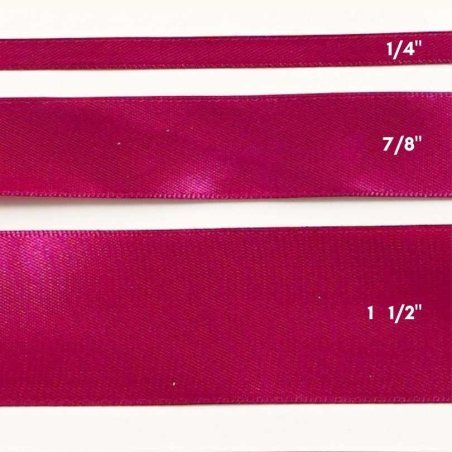 CINTA SATIN 1/4" PURPURA 50yd