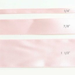 CINTA SATIN 1/4" ROSADO PASTEL 50yd