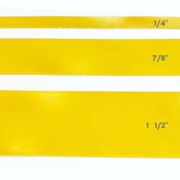 CINTA SATIN 1 1/2" AMARILLO SOL 25yd